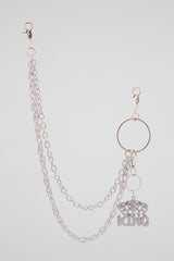 Chrome Silver “KING” Wallet Chain