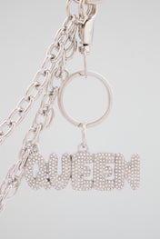 Chrome Silver “QUEEN” Wallet Chain