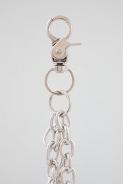 Chrome Silver “QUEEN” Wallet Chain