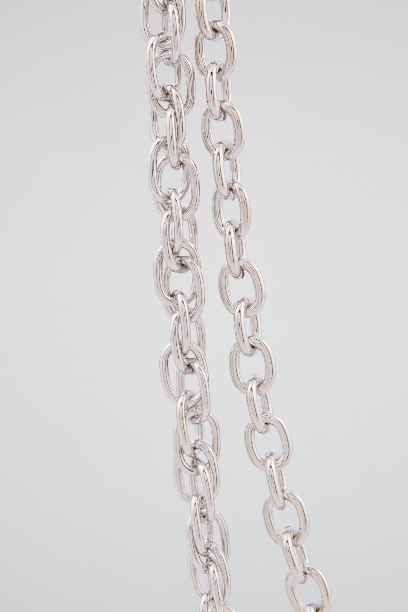 Chrome Silver “RICH” Wallet Chain