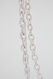 Chrome Silver “RICH” Wallet Chain