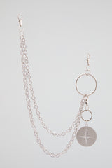 Chrome Silver North Star Wallet Chain