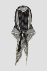 Bordered Bandana Scarf