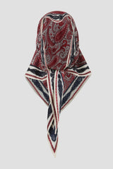 Bordered Bandana Scarf