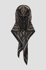 Bordered Bandana Scarf