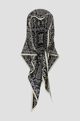 Bordered Bandana Scarf