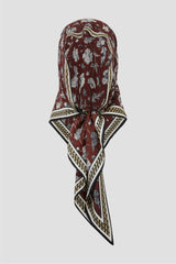 Bordered Bandana Scarf