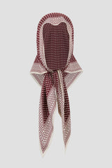 Bordered Bandana Scarf