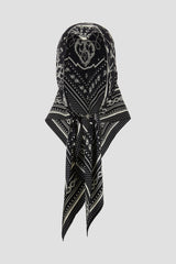 Bordered Bandana Scarf