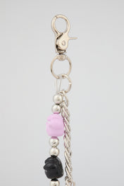 Multicolour Flower Bead Wallet Chain
