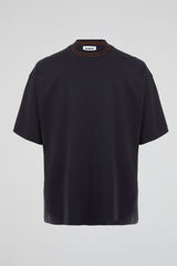 Contrast Stitch Knit Tee