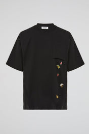 Fruit Embroidery Pocket Tee