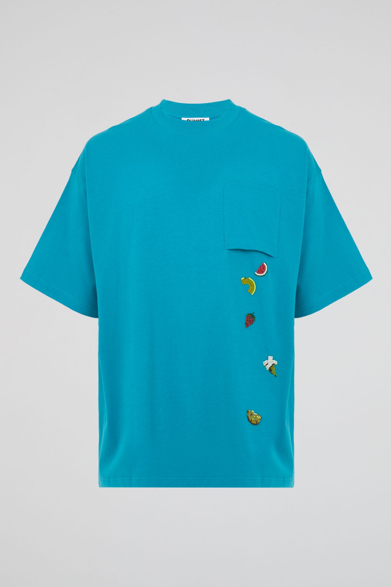 Fruit Embroidery Pocket Tee
