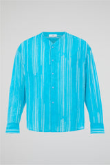 Turquoise Streak Shirt