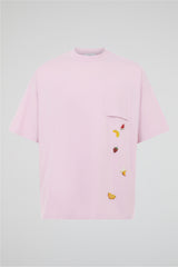 Fruit Embroidery Pocket Tee