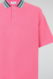 Contrast Collar Polo
