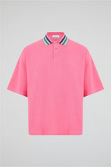 Contrast Collar Polo