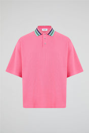 Contrast Collar Polo