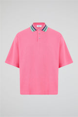 Contrast Collar Polo