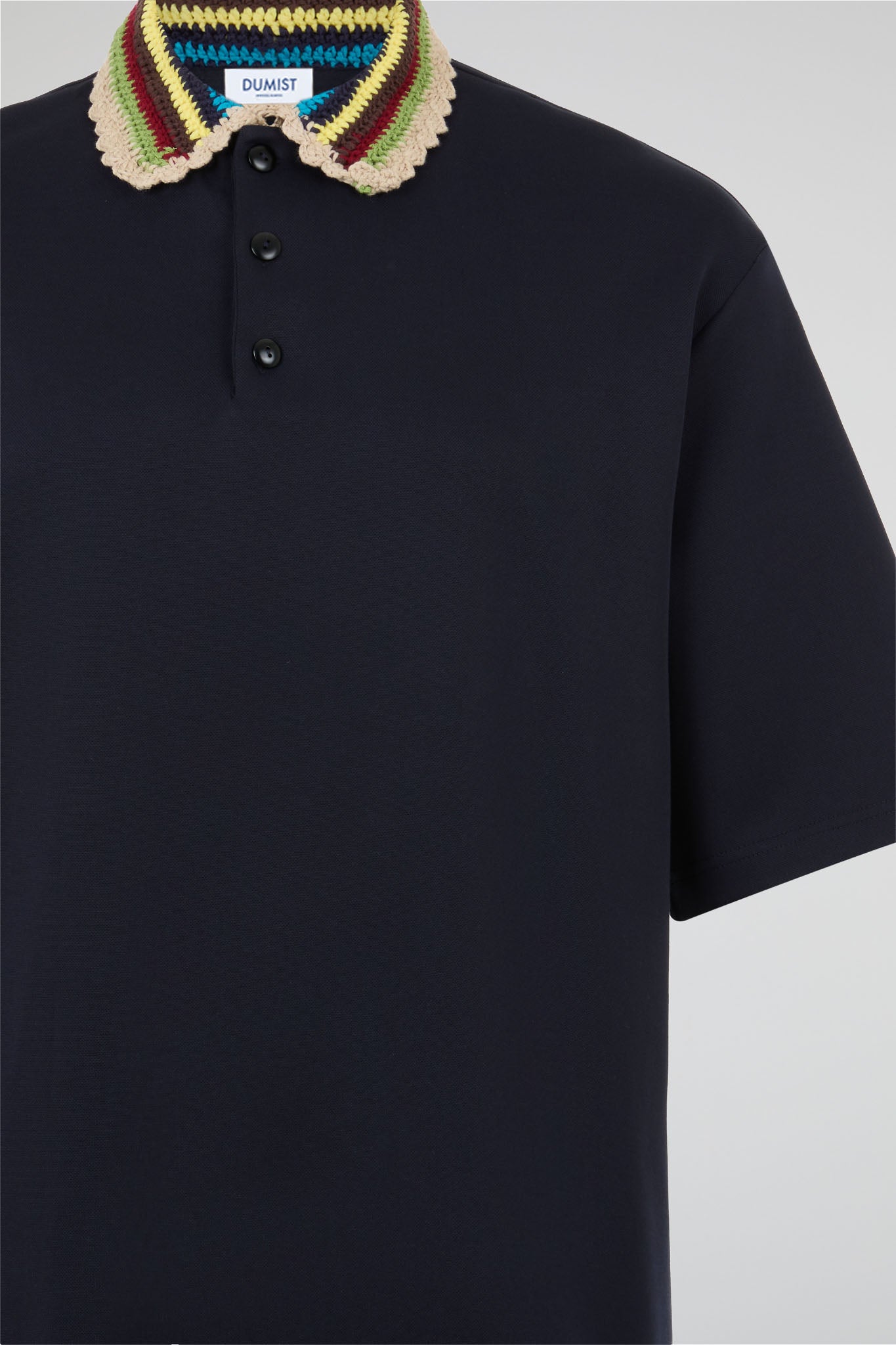 Varsity Stripe Collar Polo
