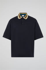 Varsity Stripe Collar Polo