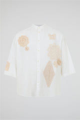 Crochet Appliqué Shirt