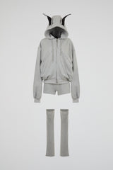 Horned Hood Three Piece Sweat Set